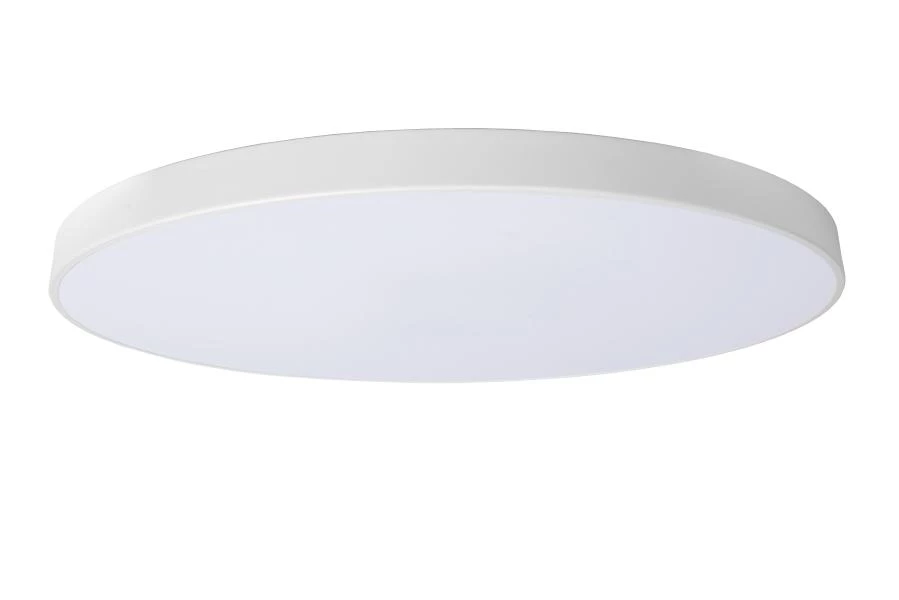 Lucide UNAR - Plafonnière - Ø 80 cm - LED 3 StepDim - 1x80W 2700K - Wit - uitgezet